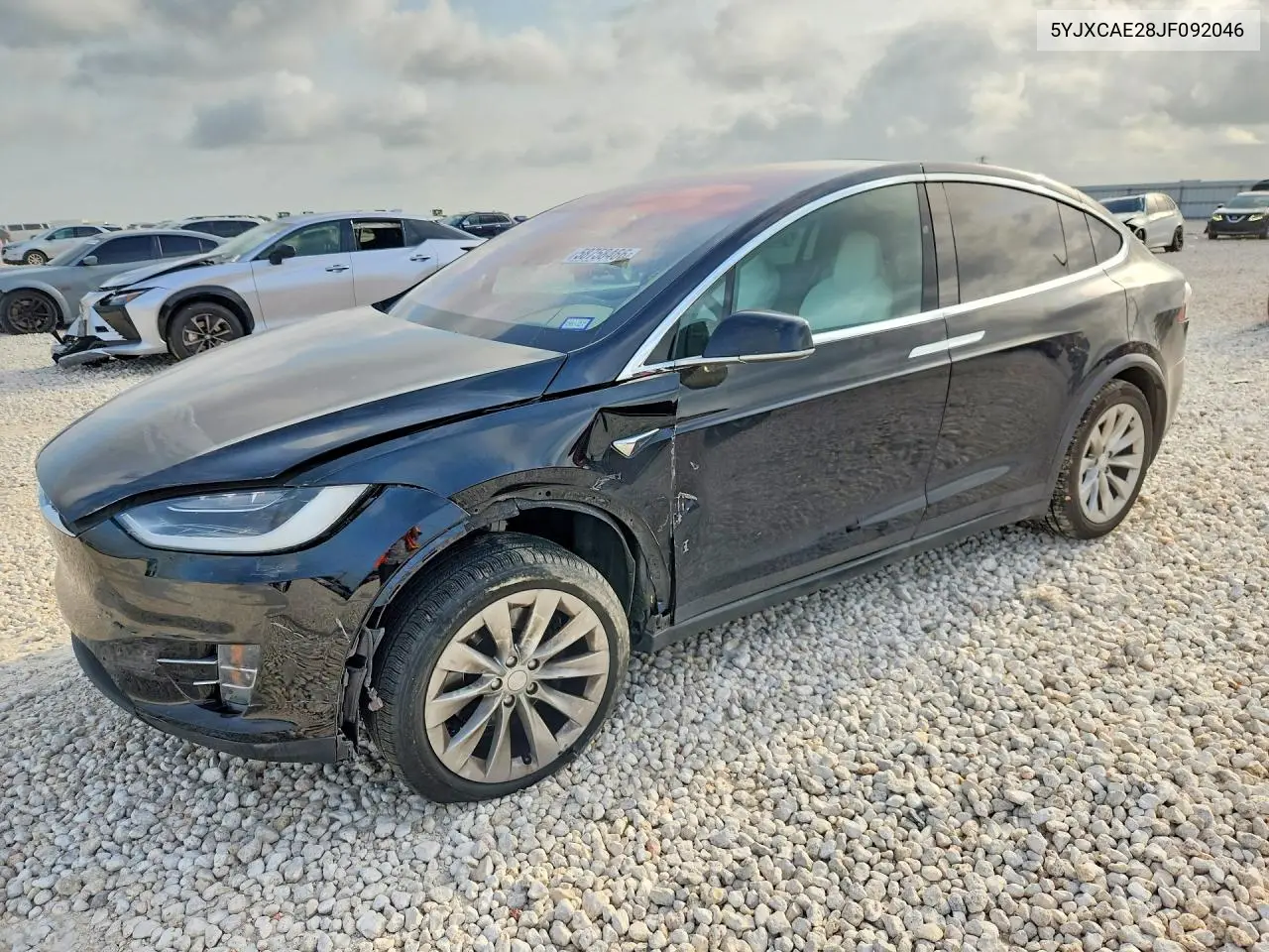 2018 Tesla Model X VIN: 5YJXCAE28JF092046 Lot: 58758466