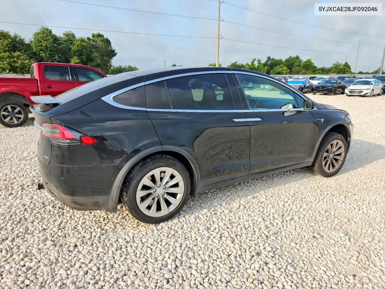 2018 Tesla Model X VIN: 5YJXCAE28JF092046 Lot: 58758466