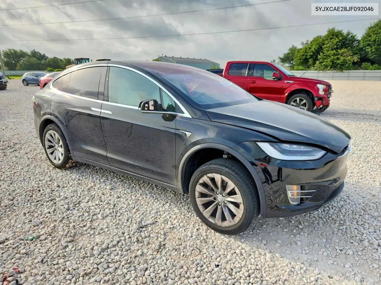 2018 Tesla Model X VIN: 5YJXCAE28JF092046 Lot: 58758466