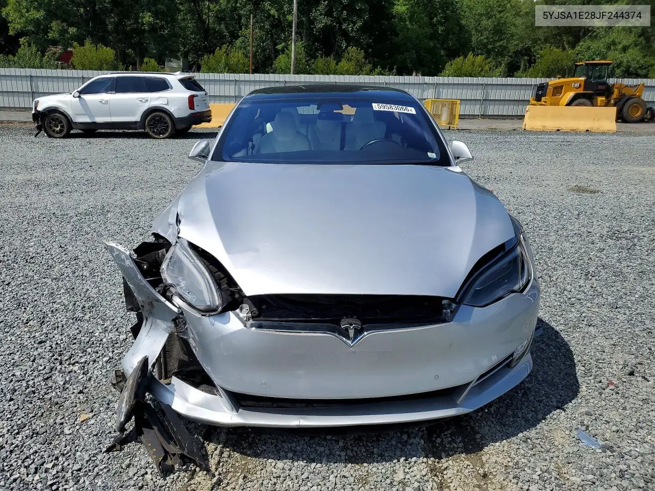 2018 Tesla Model S VIN: 5YJSA1E28JF244374 Lot: 59583066