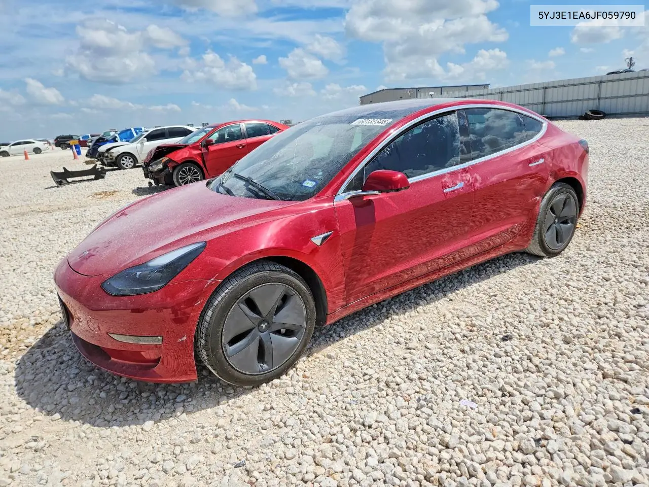 2018 Tesla Model 3 VIN: 5YJ3E1EA6JF059790 Lot: 60132346