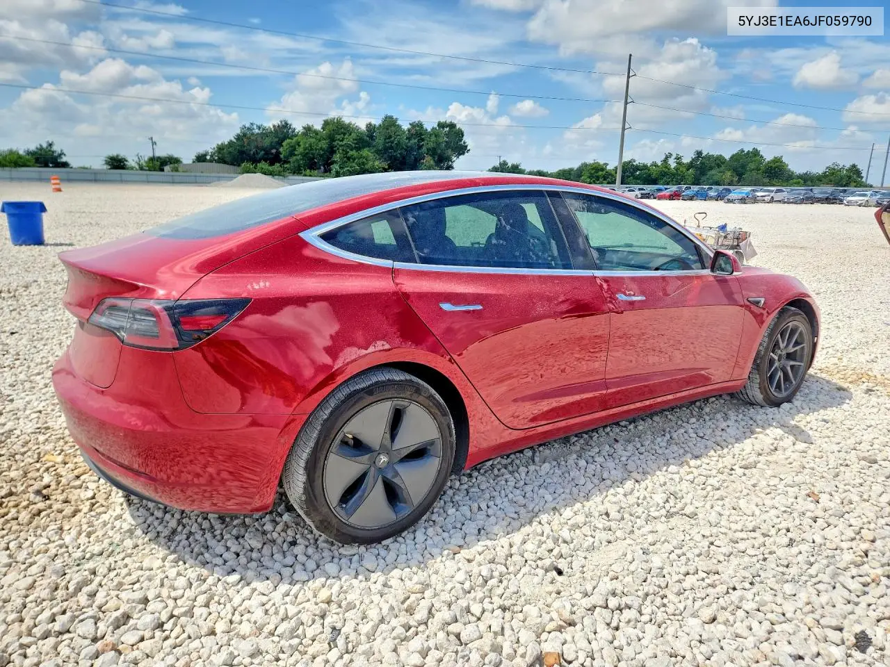 2018 Tesla Model 3 VIN: 5YJ3E1EA6JF059790 Lot: 60132346