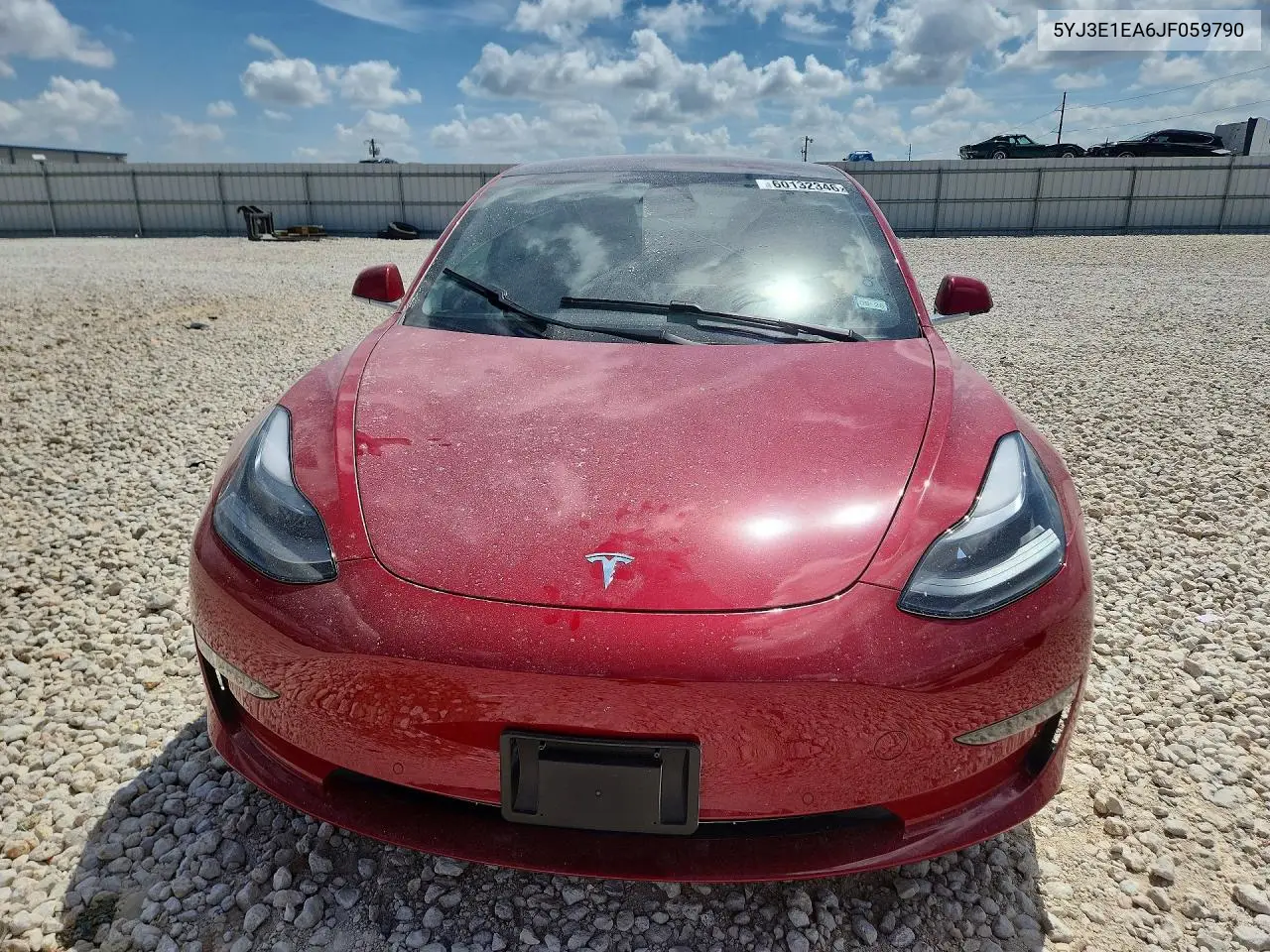 2018 Tesla Model 3 VIN: 5YJ3E1EA6JF059790 Lot: 60132346