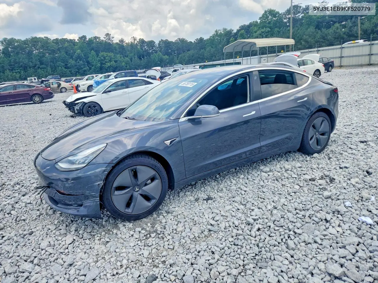 2019 Tesla Model 3 VIN: 5YJ3E1EB9KF520779 Lot: 56788116