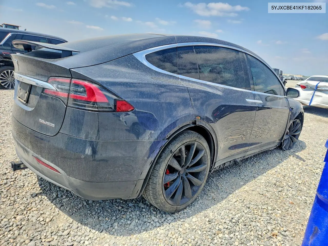 2019 Tesla Model X VIN: 5YJXCBE41KF182065 Lot: 58124776
