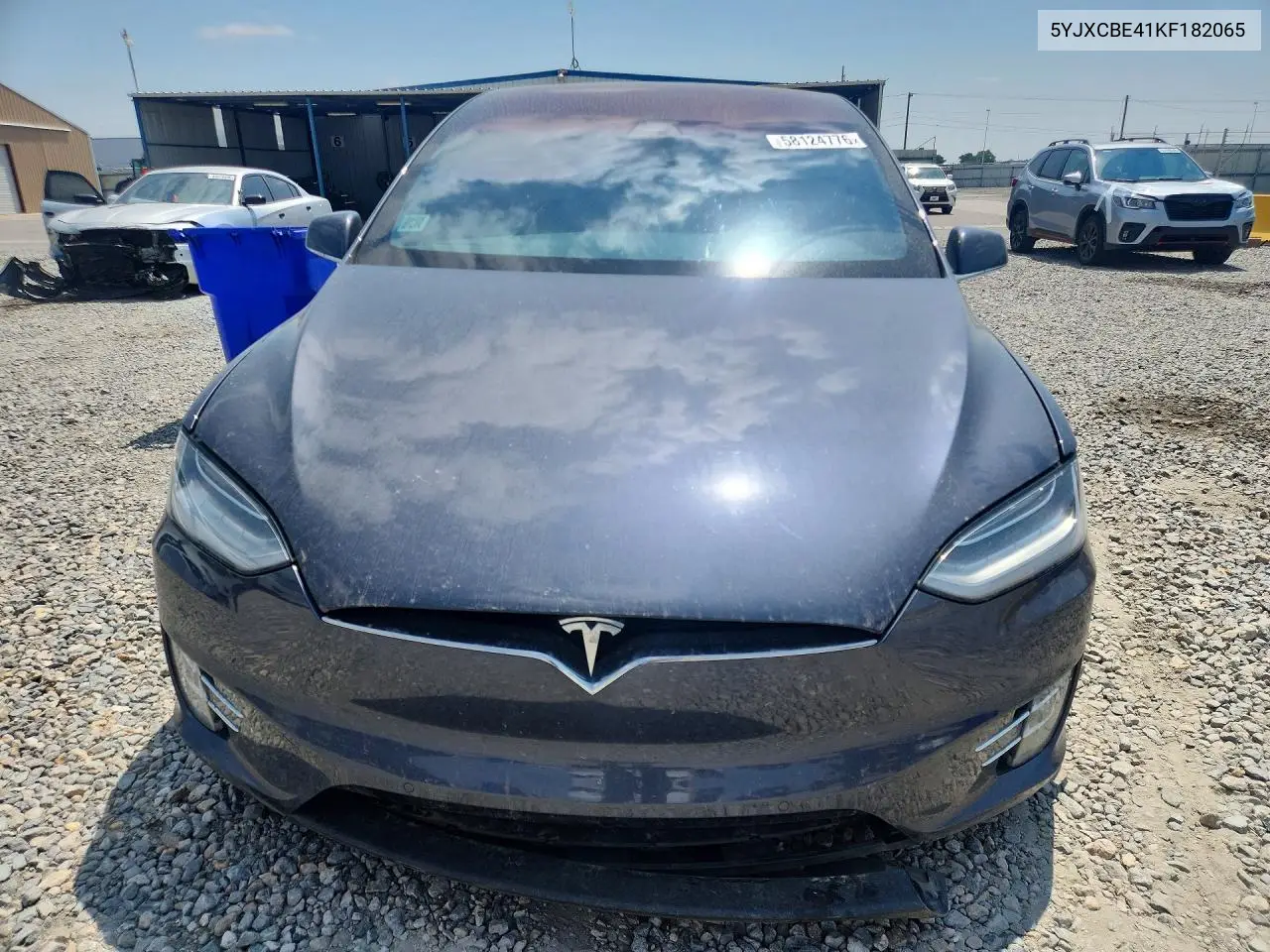 2019 Tesla Model X VIN: 5YJXCBE41KF182065 Lot: 58124776