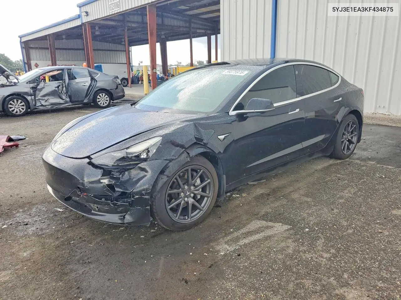 2019 Tesla Model 3 VIN: 5YJ3E1EA3KF434875 Lot: 59375976
