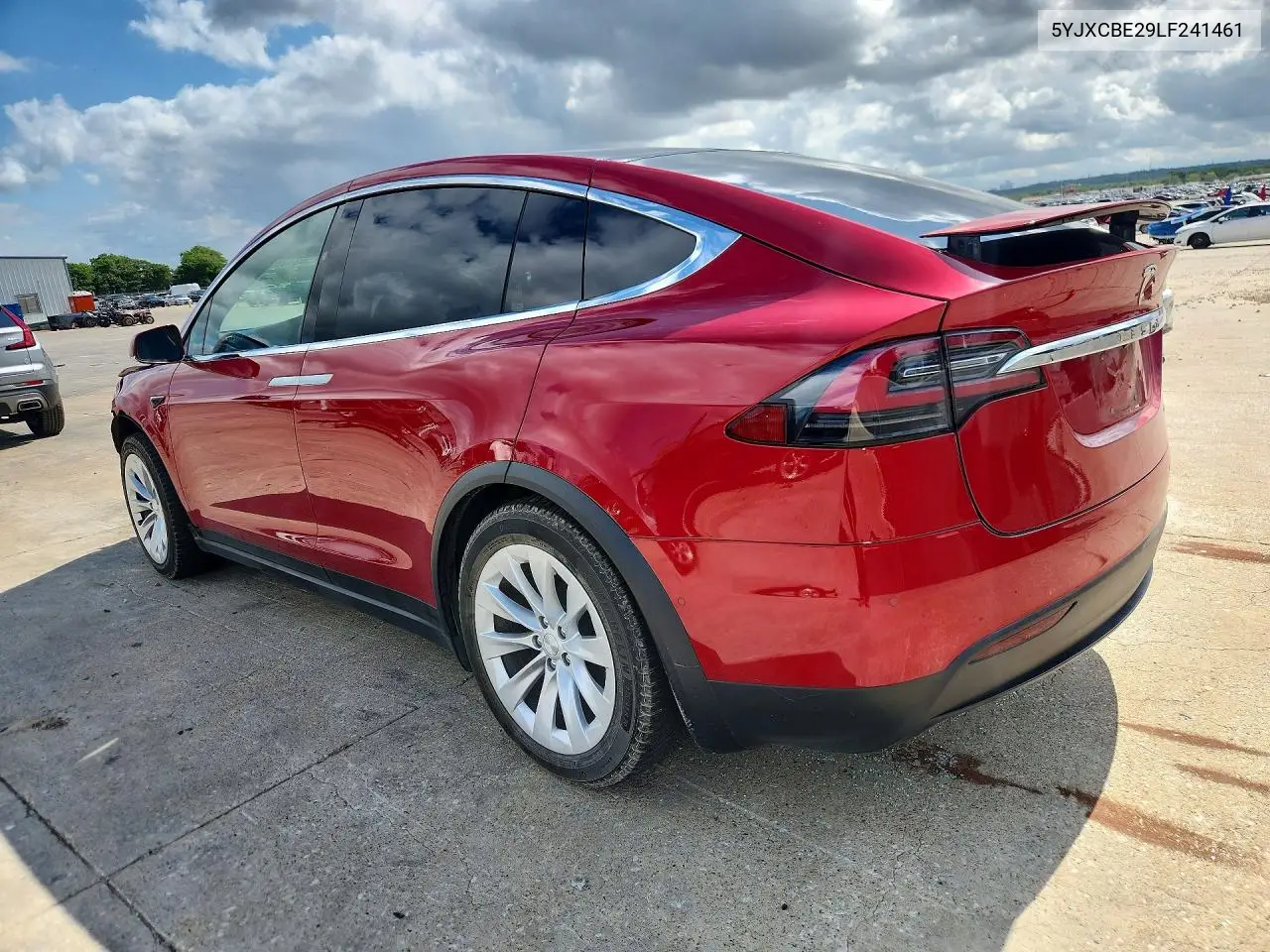 2020 Tesla Model X VIN: 5YJXCBE29LF241461 Lot: 56813626
