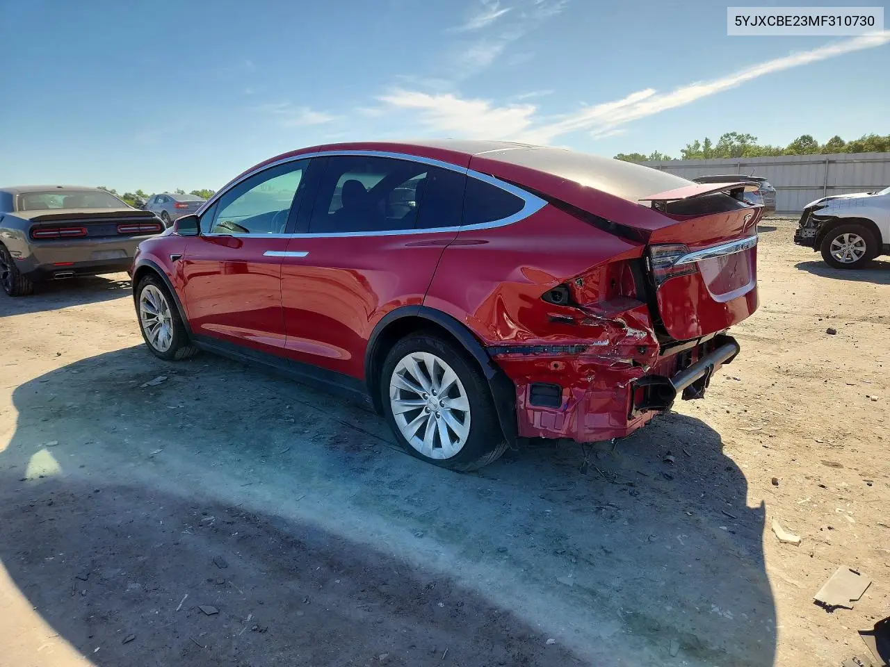 2021 Tesla Model X VIN: 5YJXCBE23MF310730 Lot: 55761806