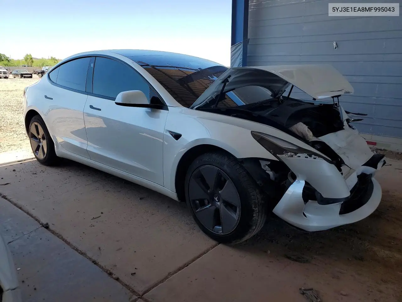 2021 Tesla Model 3 VIN: 5YJ3E1EA8MF995043 Lot: 57714106