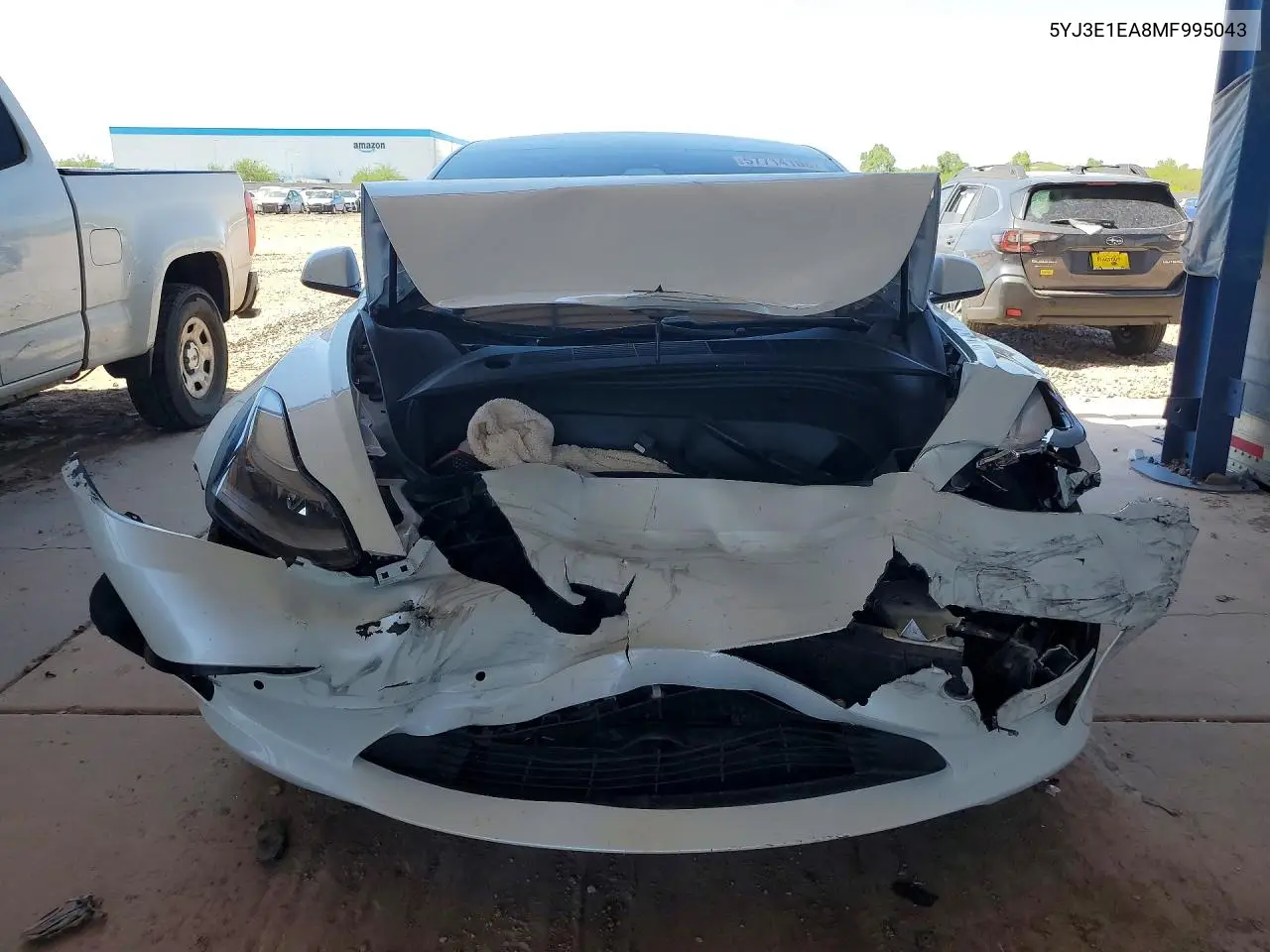 2021 Tesla Model 3 VIN: 5YJ3E1EA8MF995043 Lot: 57714106