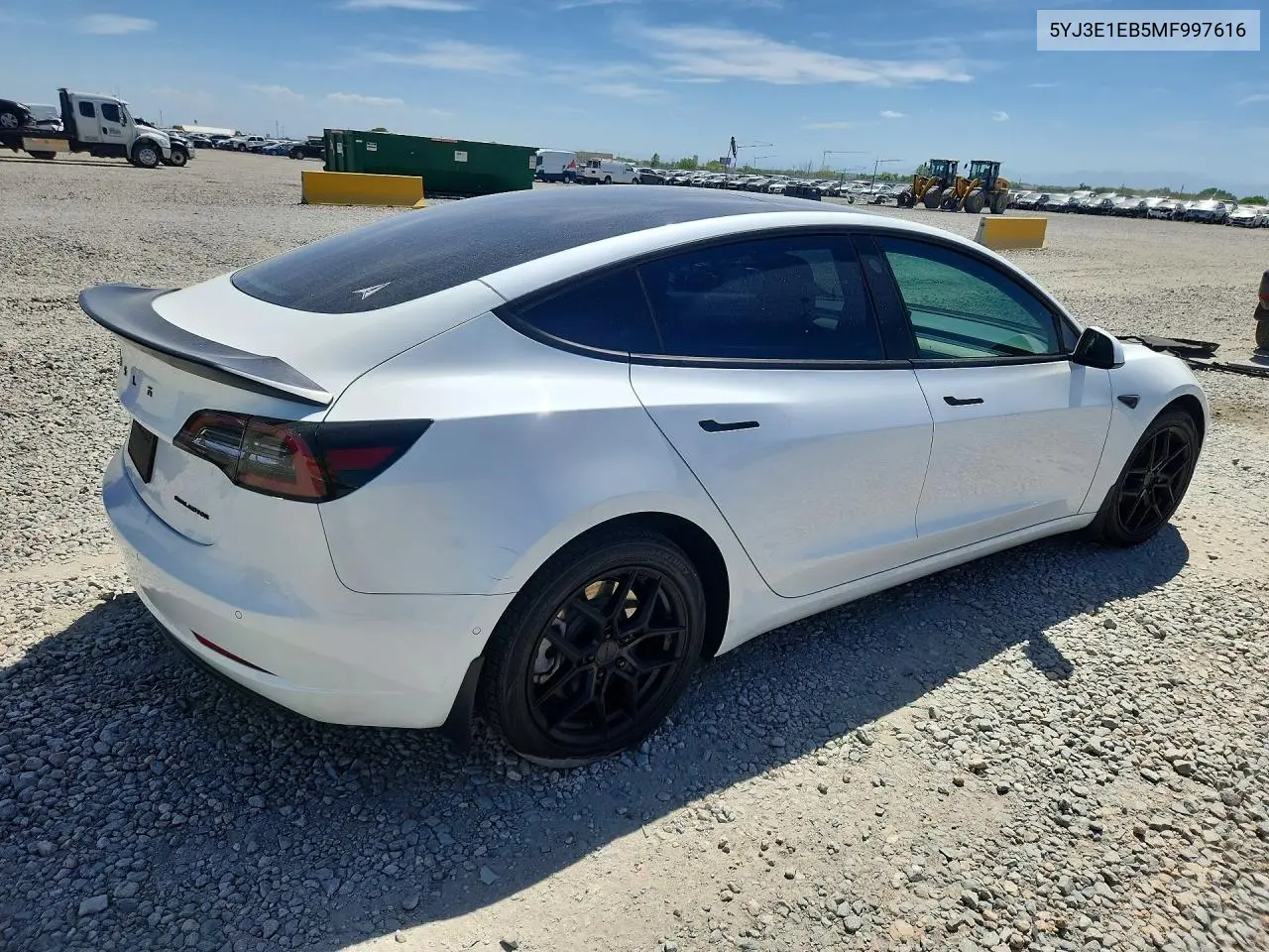 2021 Tesla Model 3 VIN: 5YJ3E1EB5MF997616 Lot: 57859466