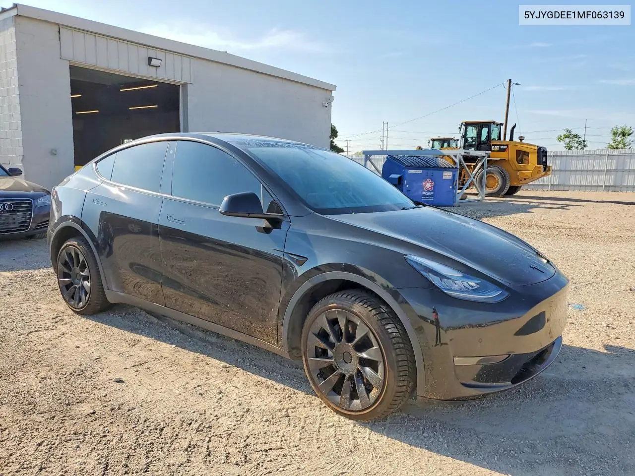 2021 Tesla Model Y VIN: 5YJYGDEE1MF063139 Lot: 58795826