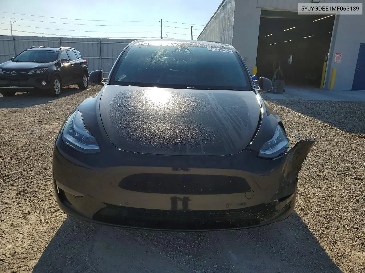 2021 Tesla Model Y VIN: 5YJYGDEE1MF063139 Lot: 58795826