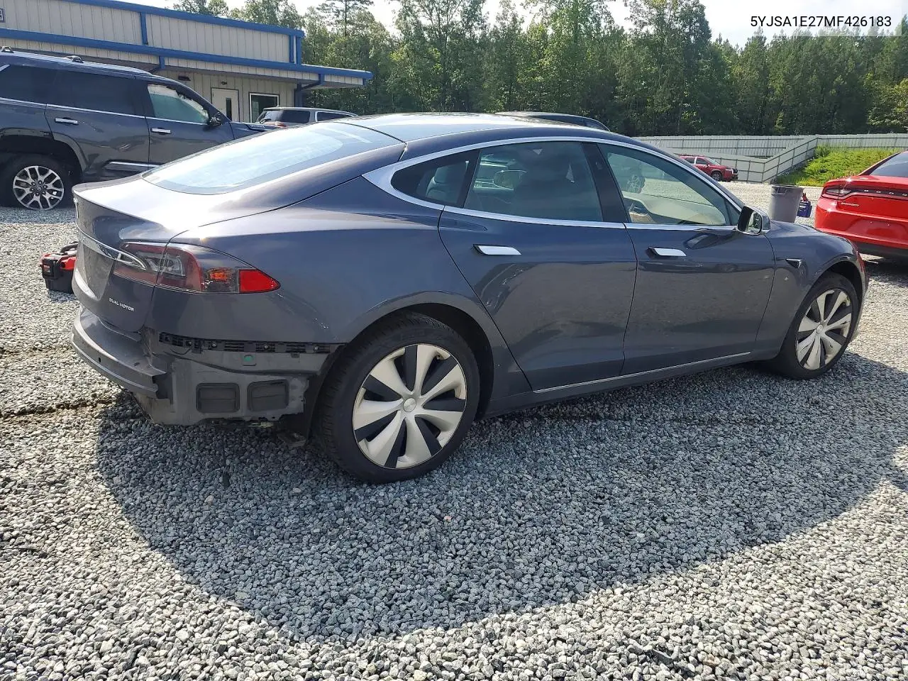 2021 Tesla Model S VIN: 5YJSA1E27MF426183 Lot: 60016276