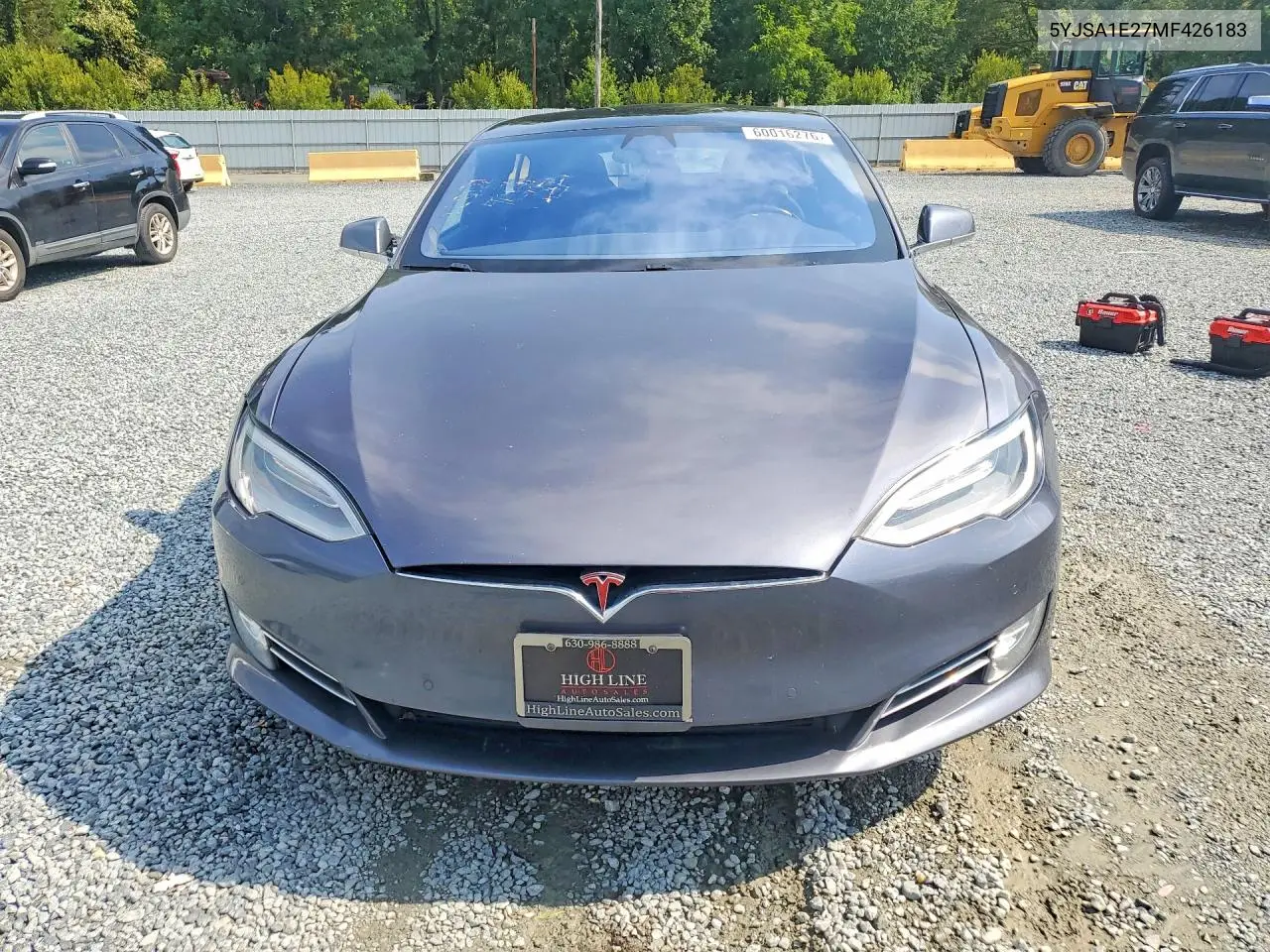2021 Tesla Model S VIN: 5YJSA1E27MF426183 Lot: 60016276