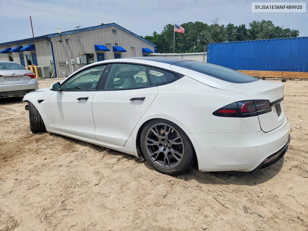 2022 Tesla Model S VIN: 5YJSA1E56NF489920 Lot: 55351536