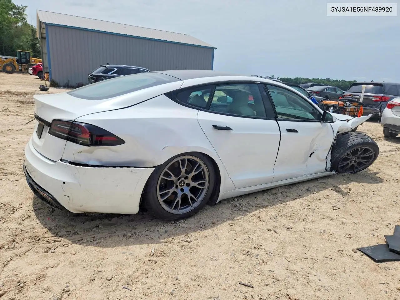 2022 Tesla Model S VIN: 5YJSA1E56NF489920 Lot: 55351536