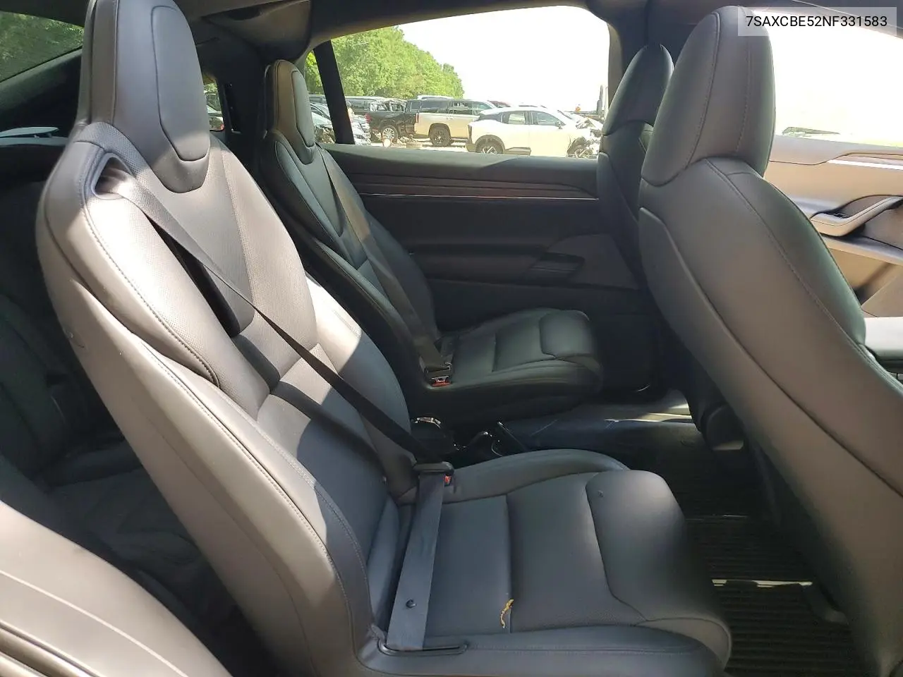 2022 Tesla Model X VIN: 7SAXCBE52NF331583 Lot: 59815486