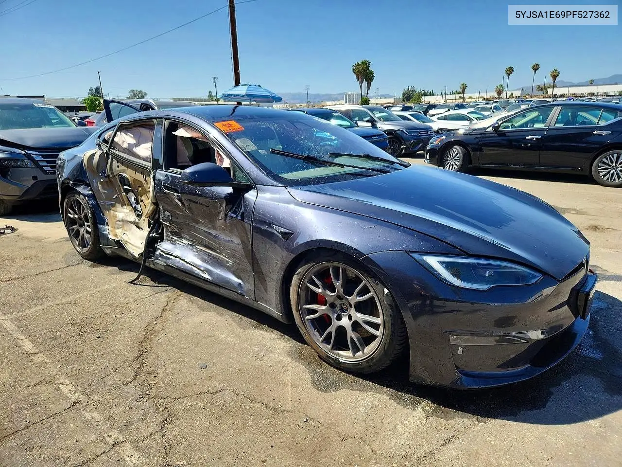 2023 Tesla Model S VIN: 5YJSA1E69PF527362 Lot: 54682676
