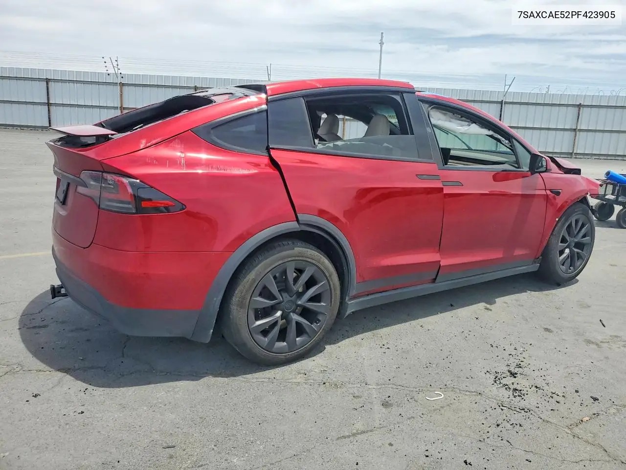 2023 Tesla Model X VIN: 7SAXCAE52PF423905 Lot: 56197306
