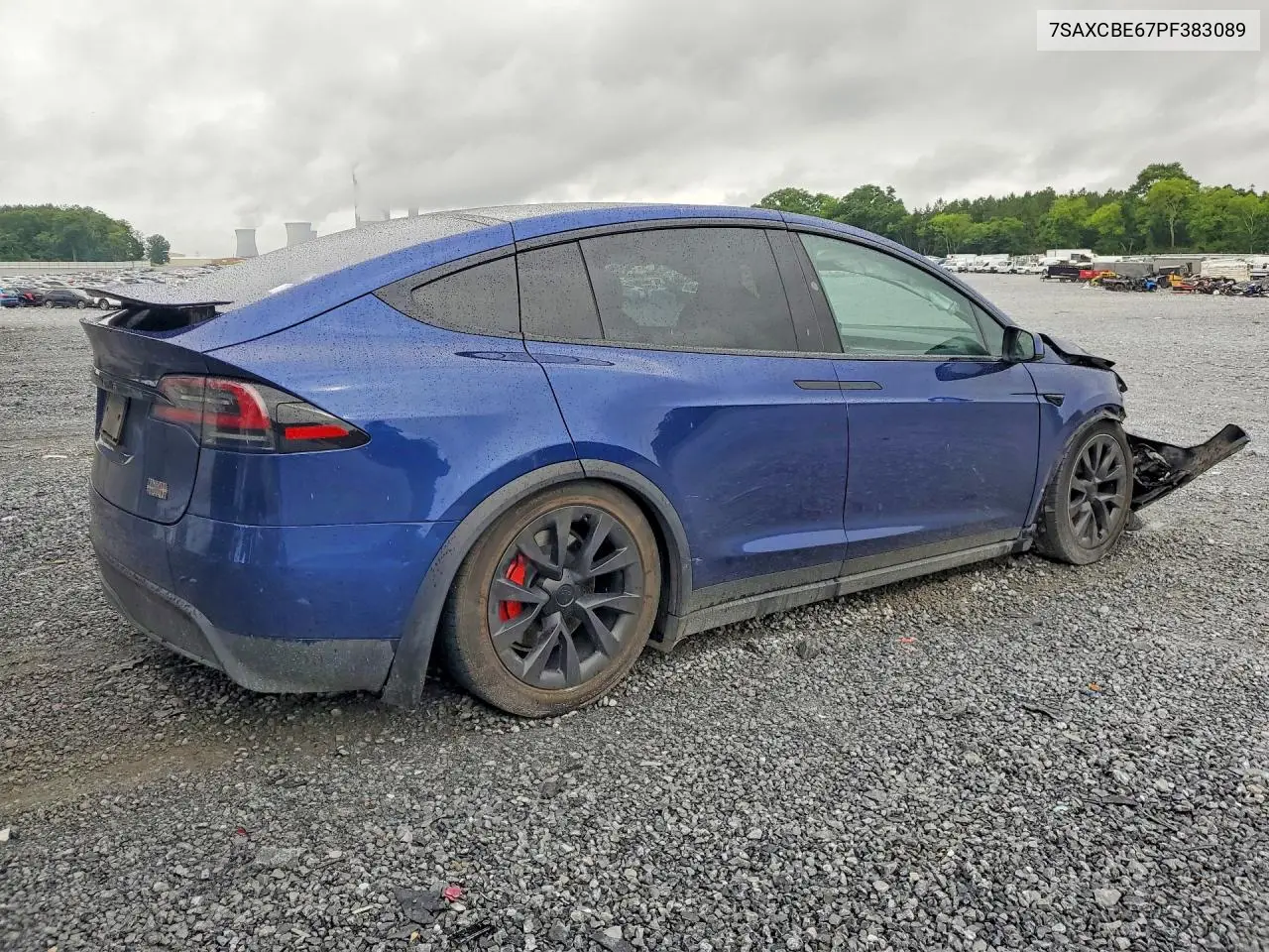 2023 Tesla Model X VIN: 7SAXCBE67PF383089 Lot: 56335636