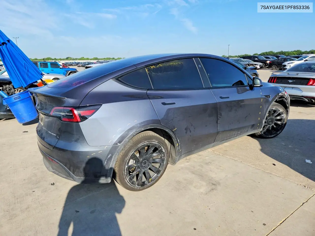 2023 Tesla Model Y VIN: 7SAYGAEE1PF853336 Lot: 57058246