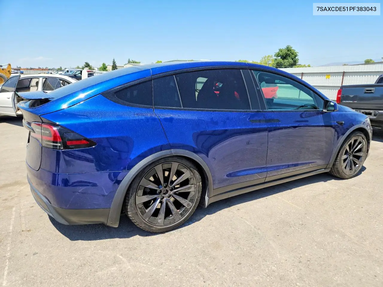 2023 Tesla Model X VIN: 7SAXCDE51PF383043 Lot: 57538936