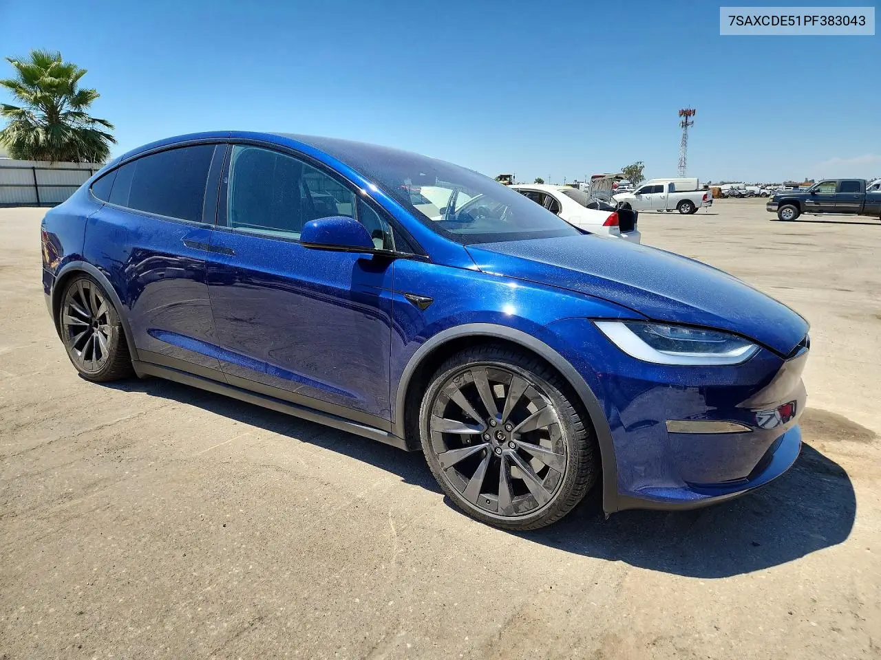 2023 Tesla Model X VIN: 7SAXCDE51PF383043 Lot: 57538936