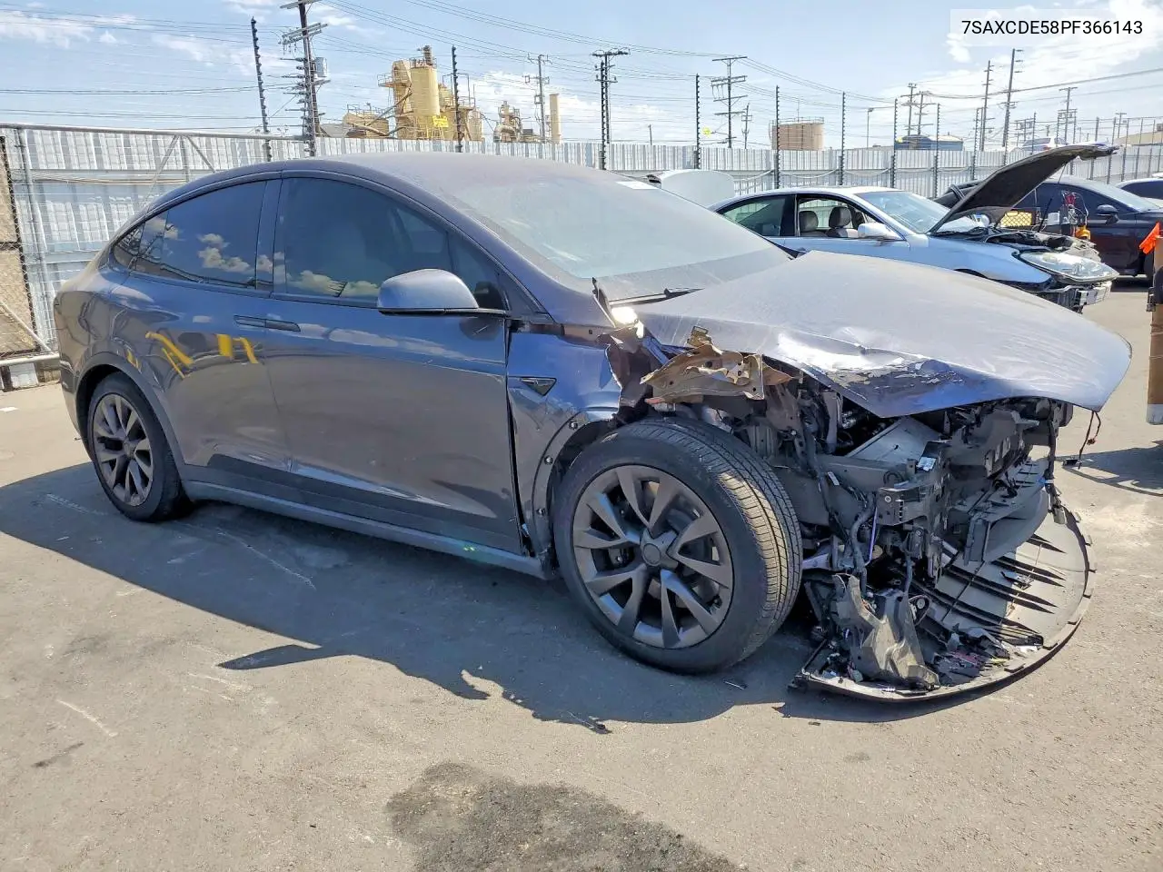 2023 Tesla Model X VIN: 7SAXCDE58PF366143 Lot: 58231356