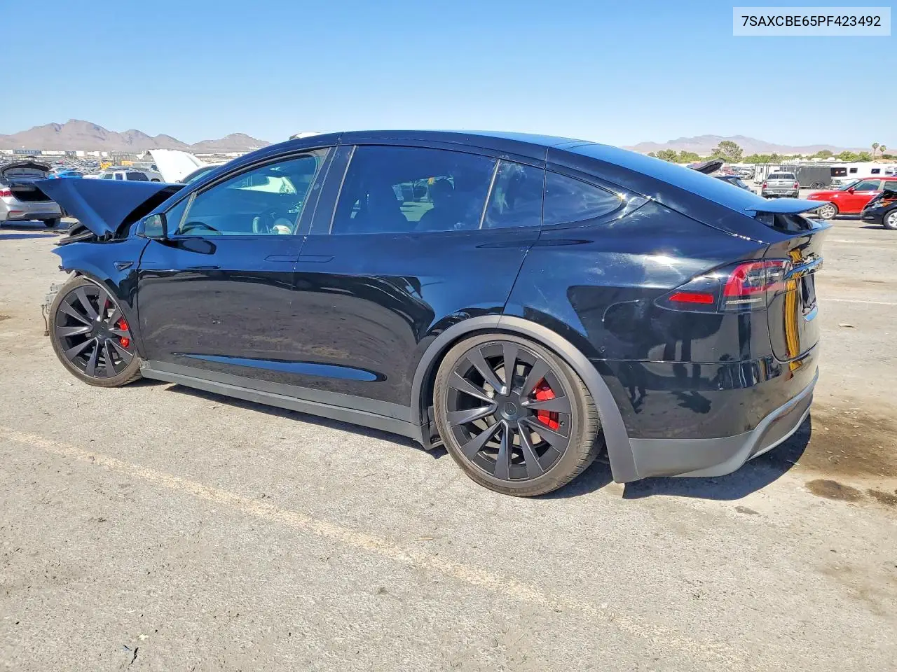 2023 Tesla Model X VIN: 7SAXCBE65PF423492 Lot: 58279066