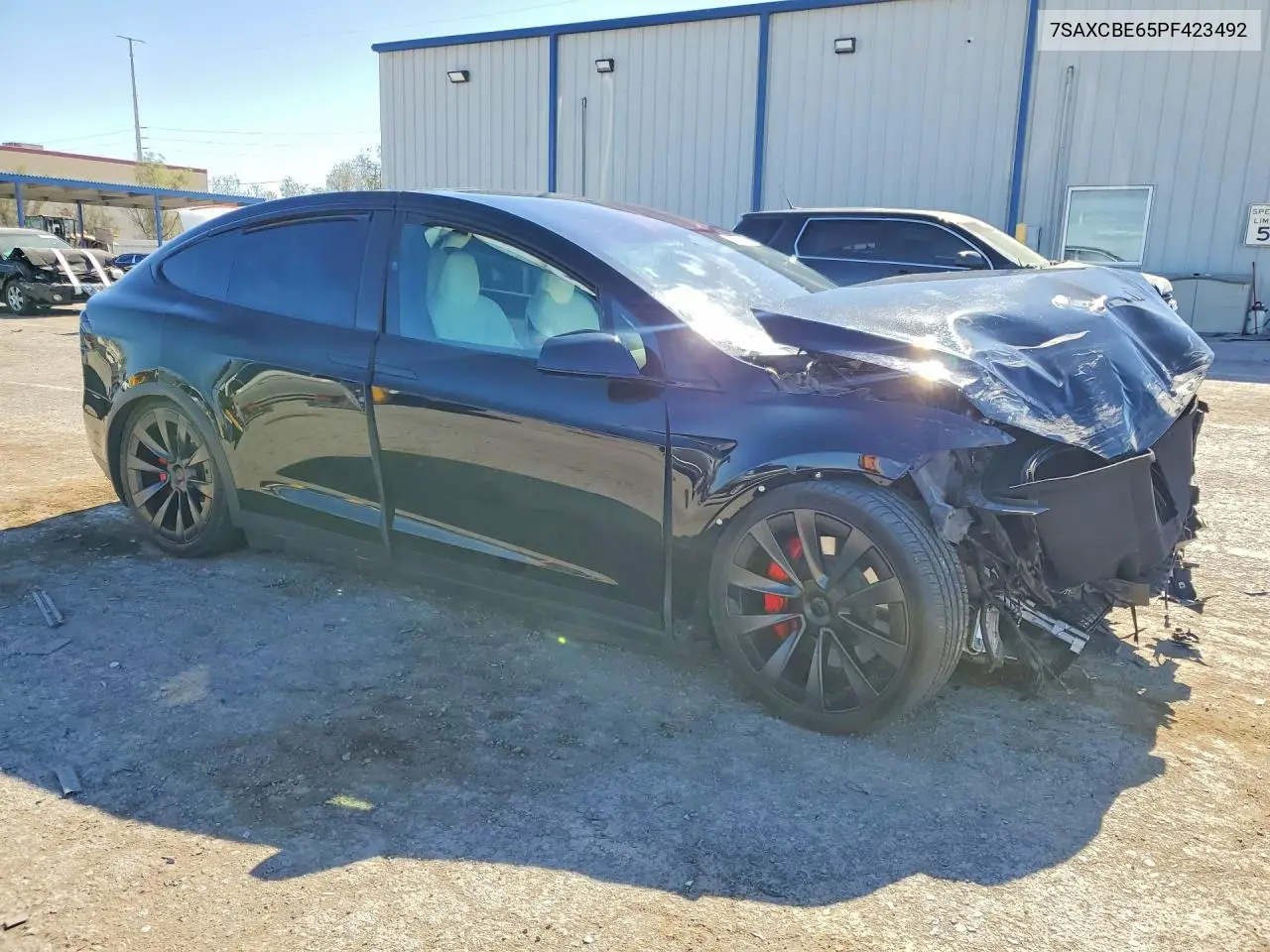 2023 Tesla Model X VIN: 7SAXCBE65PF423492 Lot: 58279066