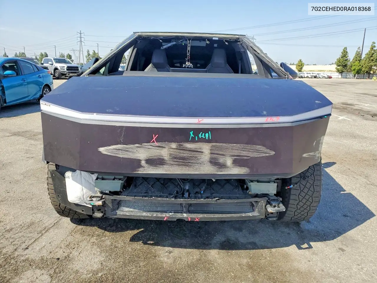 2024 Tesla Cybertruck VIN: 7G2CEHED0RA018368 Lot: 52030556
