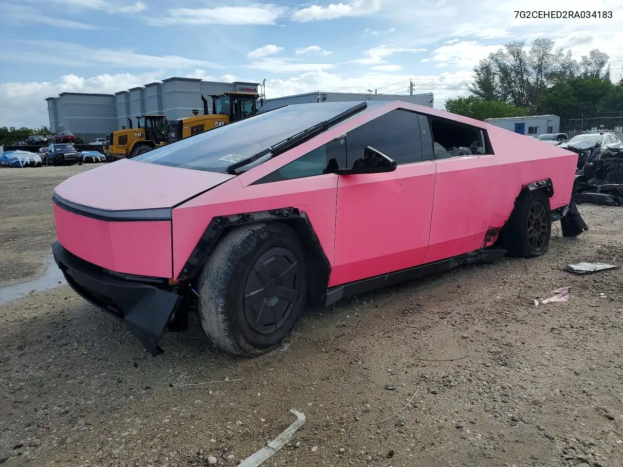 2024 Tesla Cybertruck VIN: 7G2CEHED2RA034183 Lot: 53913956