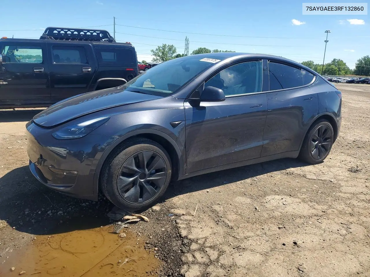 2024 Tesla Model Y VIN: 7SAYGAEE3RF132860 Lot: 53997976