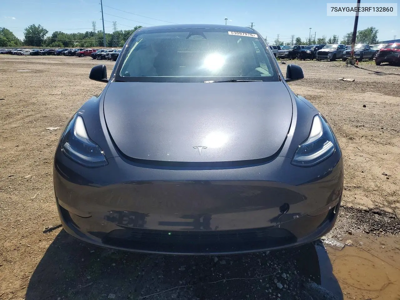 2024 Tesla Model Y VIN: 7SAYGAEE3RF132860 Lot: 53997976