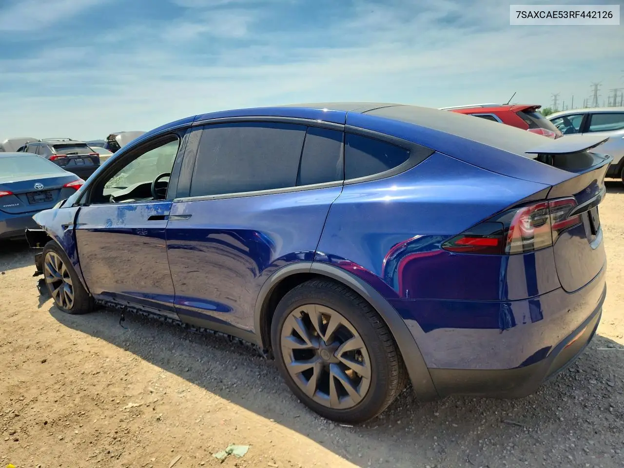 2024 Tesla Model X VIN: 7SAXCAE53RF442126 Lot: 55010956