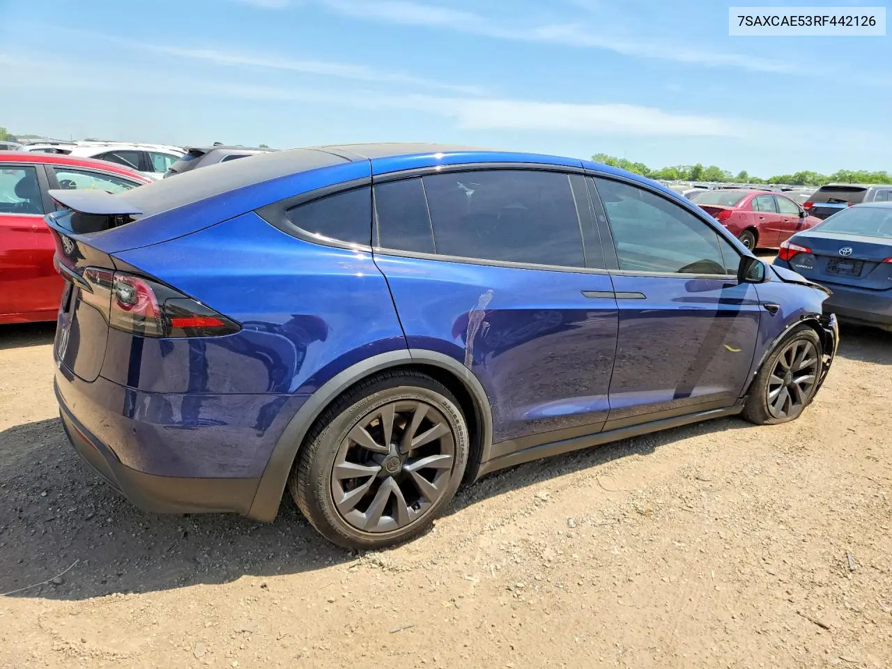 2024 Tesla Model X VIN: 7SAXCAE53RF442126 Lot: 55010956