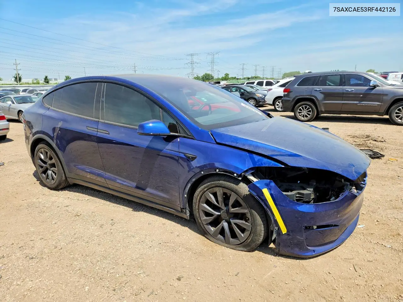 2024 Tesla Model X VIN: 7SAXCAE53RF442126 Lot: 55010956