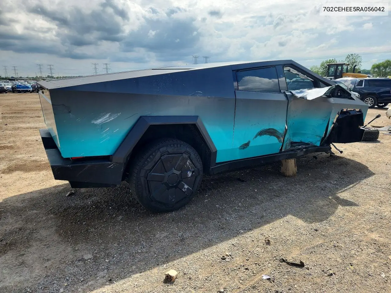 2024 Tesla Cybertruck VIN: 7G2CEHEE5RA056042 Lot: 55647046