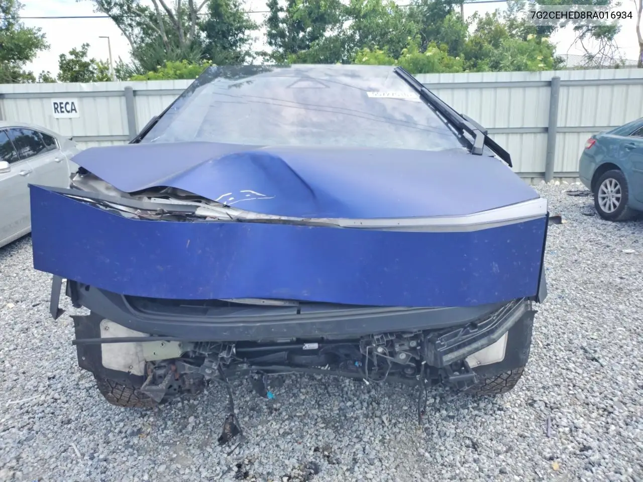2024 Tesla Cybertruck VIN: 7G2CEHED8RA016934 Lot: 55727516
