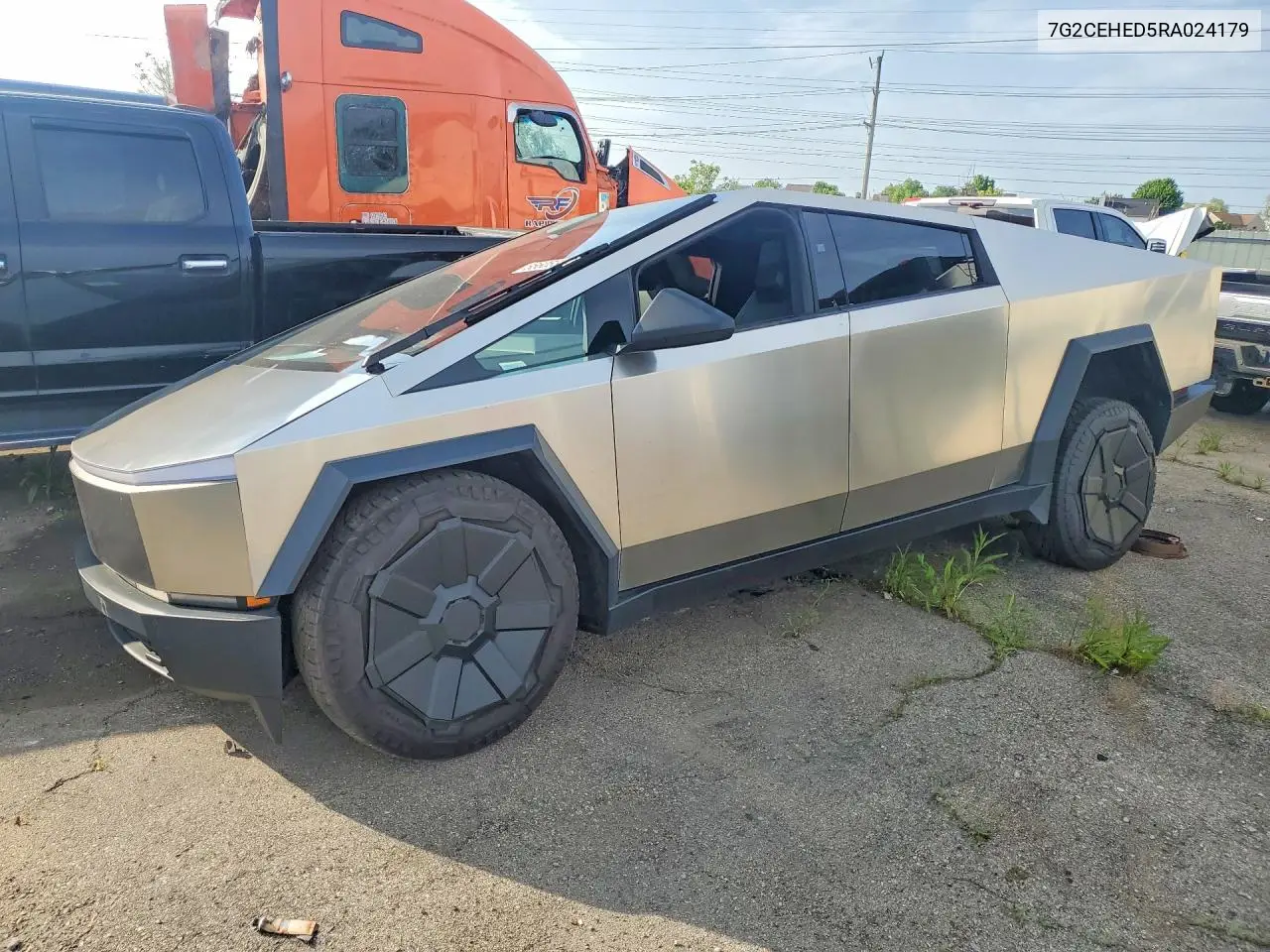 2024 Tesla Cybertruck VIN: 7G2CEHED5RA024179 Lot: 56608336