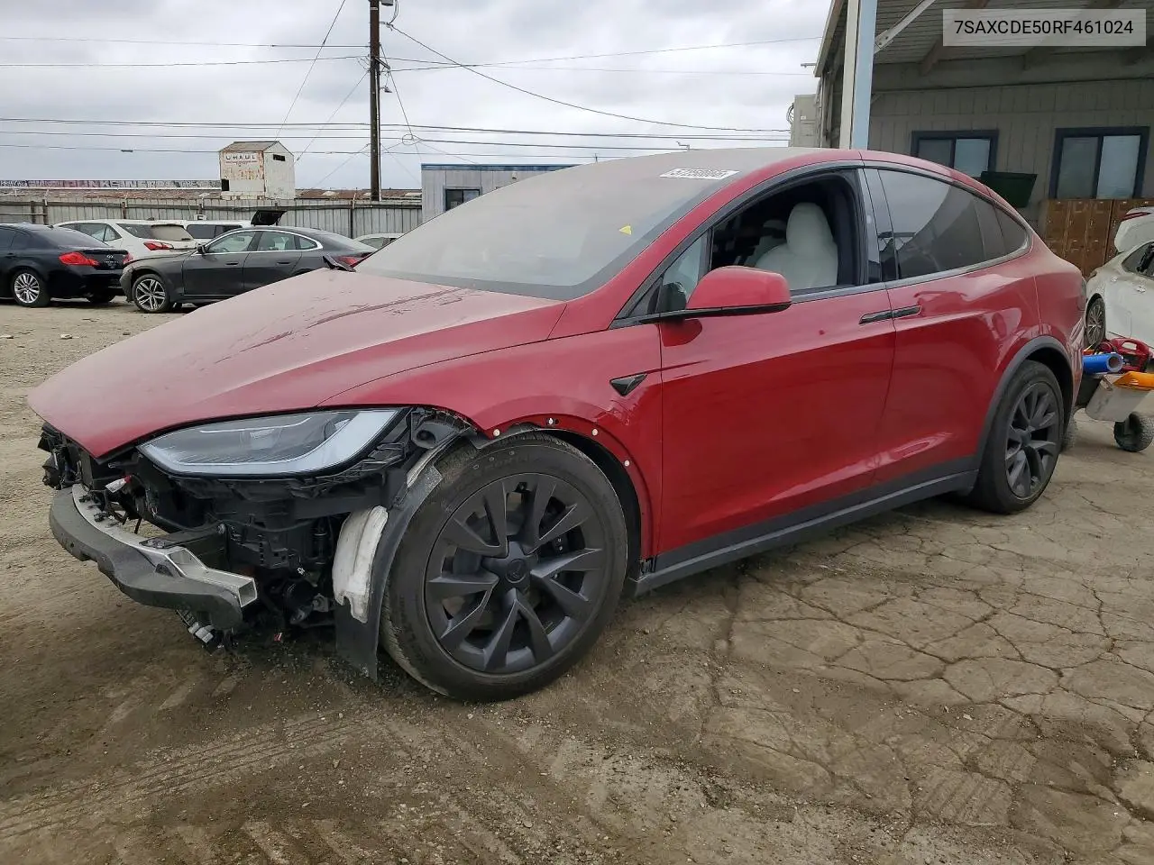 2024 Tesla Model X VIN: 7SAXCDE50RF461024 Lot: 57250066
