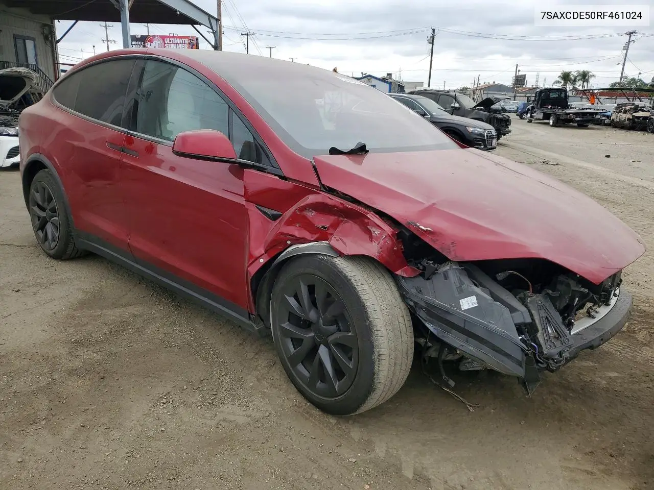 2024 Tesla Model X VIN: 7SAXCDE50RF461024 Lot: 57250066