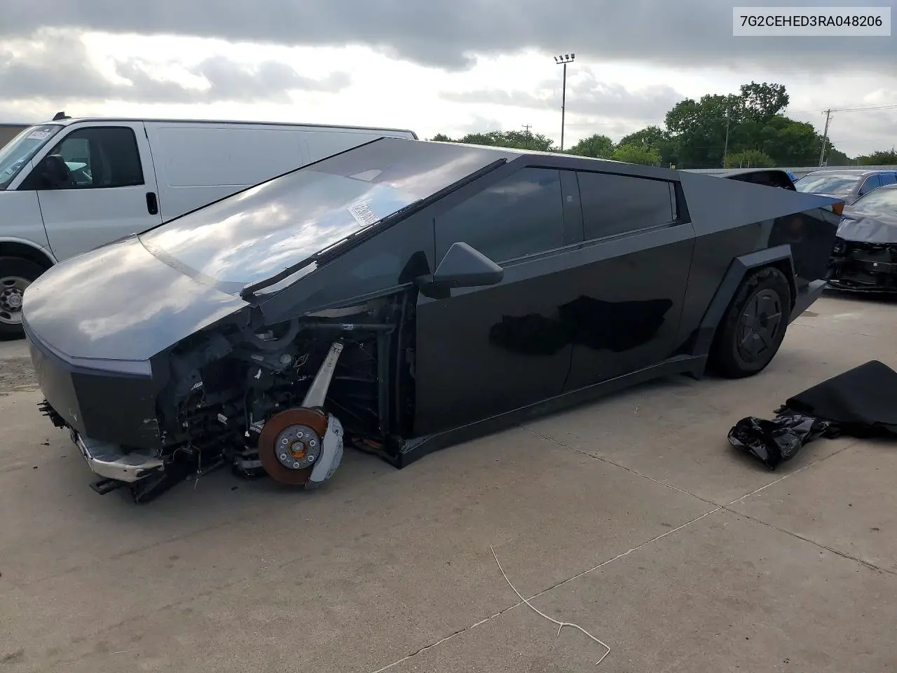 2024 Tesla Cybertruck VIN: 7G2CEHED3RA048206 Lot: 57967636