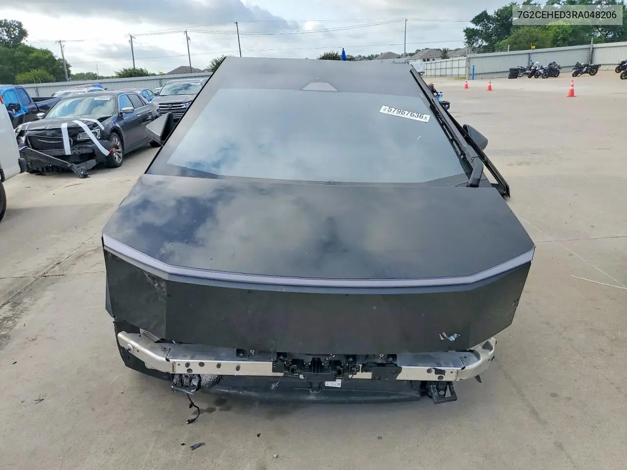 2024 Tesla Cybertruck VIN: 7G2CEHED3RA048206 Lot: 57967636