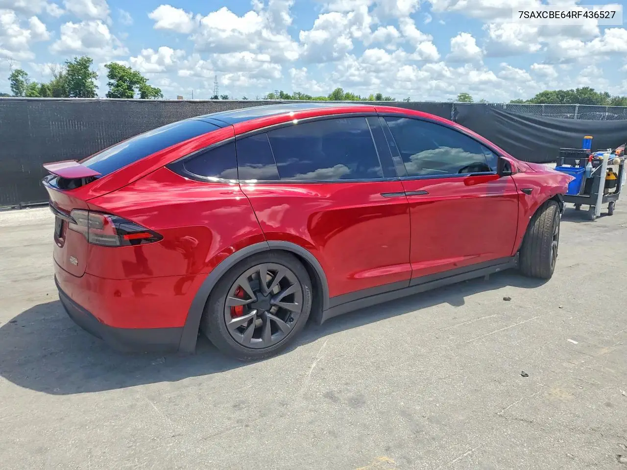 2024 Tesla Model X VIN: 7SAXCBE64RF436527 Lot: 59263716