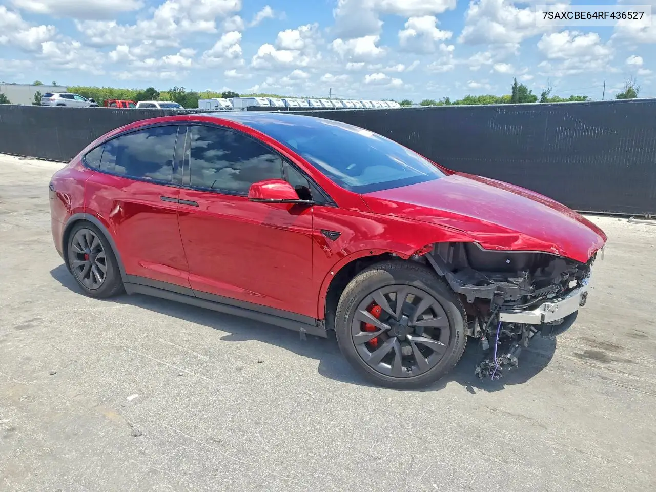 2024 Tesla Model X VIN: 7SAXCBE64RF436527 Lot: 59263716
