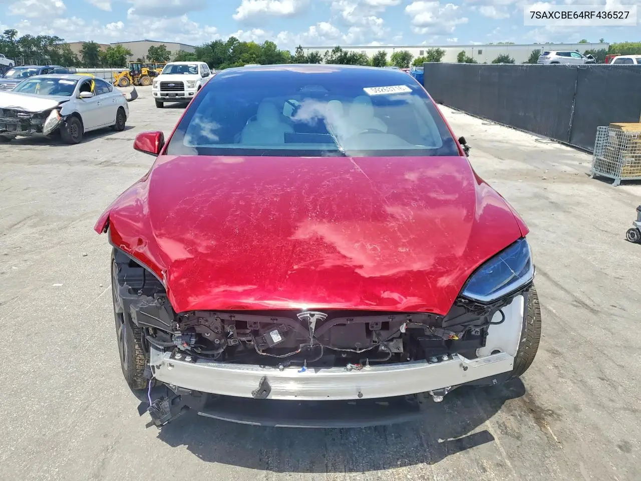 2024 Tesla Model X VIN: 7SAXCBE64RF436527 Lot: 59263716
