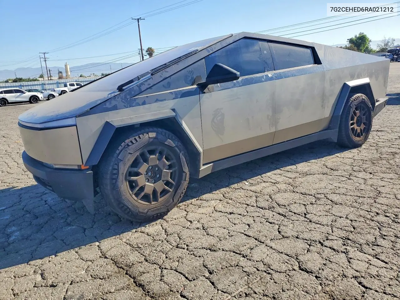 2024 Tesla Cybertruck VIN: 7G2CEHED6RA021212 Lot: 59350306